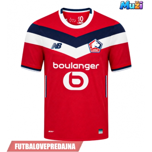 Lacne Muži Futbalové dres Lille OSC Olivier Giroud #9 2026-27 Krátky Rukáv - Domáci